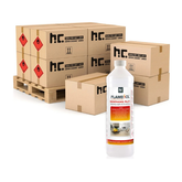 FLAMBIOL® Bioethanol 96,6 % Premium – 240 × 1 L Flaschen – für Ethanol-Tischkamine und Dekofeuer