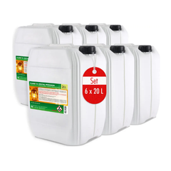 FLAMBIOL® Petroleum Heizöl – 6 × 20 L Kanister – schwefelarm, entaromatisiert